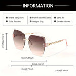 Women's Retro Square Frame Fashion Glasses