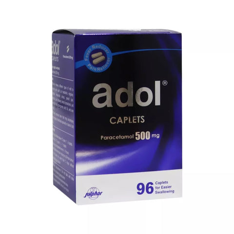 Adol 500 Mg Caplets 96 pcs purple