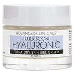 Advanced Clinicals, 1000X Boost Hyaluronic, Extra Dry Skin Gel Cream, 59 ml