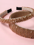 SHEIN Crystal Decor HAIR BAND - PACK OF 2