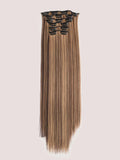 SHEIN Clip In Long Straight - HAIR EXTENSIONS Heat Tolerance: 100 Degrees