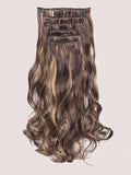 SHEIN 16pcs Clip In Curly - HAIR EXTENSIONS Heat Tolerance: 100 Degrees