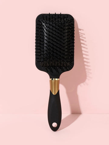 SHEIN Black Anti-Slip Hair Brush - BLACK