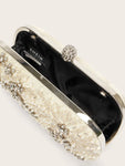 SHEIN Belle Mini Rhinestone & Faux Pearl Decor fancy Bag