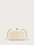 SHEIN Belle Mini Rhinestone & Faux Pearl Decor fancy Bag