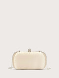 SHEIN Belle Mini Rhinestone & Faux Pearl Decor fancy Bag