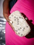 SHEIN Belle Mini Rhinestone & Faux Pearl Decor fancy Bag
