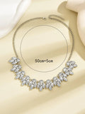 SHEIN Rhinestone Decor Necklace