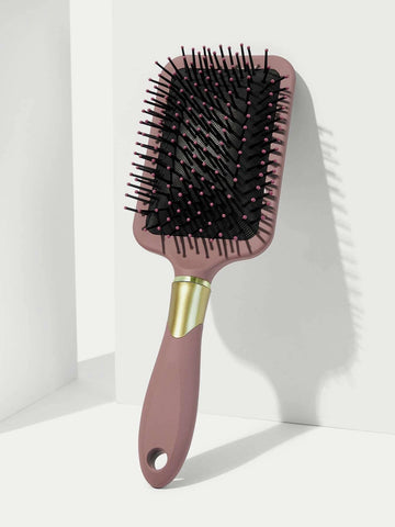 SHEIN Brown Anti-Slip Hair Brush