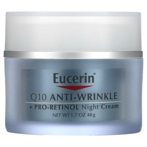 Eucerin, Q10 Anti-Wrinkle + Pro Retinol Night Cream, 1.7 fl oz (48 g)