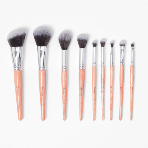 BH Cosmetics - Rose Quartz - 9 Piece Brush Set