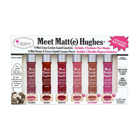 The Balm - Meet Matte Hughes® Vol. 3 -- Set of 6 Mini Long-Lasting Liquid Lipsticks