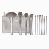 BH Cosmetics - Smoke 'n Mirrors - 10 Piece Metalized Brush Set with Bag