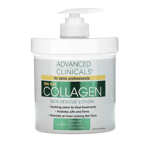 Advanced Clinicals, Collagen, Skin Protection Lotion, 16 oz (454 g)