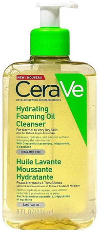 Cerave , CERAVE HYDRATING FOAMING OIL CLEANSER 236ML