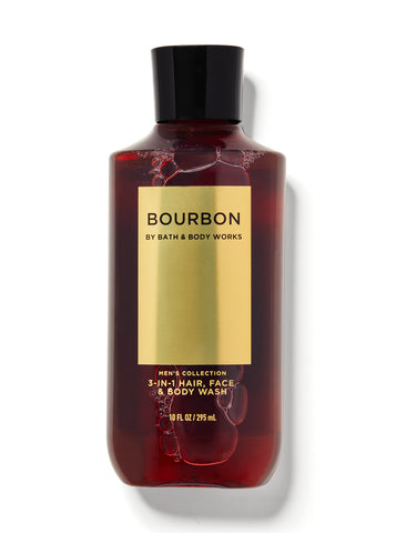Bath & Body works Bourbon 3-In-1 Hair, Face & Body Wash for men 295 ml