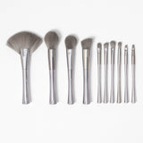 BH Cosmetics - Smoke 'n Mirrors - 10 Piece Metalized Brush Set with Bag