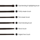 BH Cosmetics - Zodiac Brush Set - 6 Piece Brush Set UAE - Dubuy world