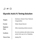 OD - Glycolic Acid 7% Toning Solution - 240ml