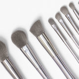 BH Cosmetics - Smoke 'n Mirrors - 10 Piece Metalized Brush Set with Bag