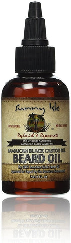 Sunny Isle Jamaican Black Castor Oil Beard Oil, 2oz