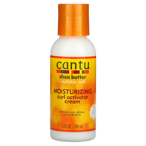 Cantu, Shea Butter for Natural Hair, Moisturizing Curl Activator Cream, 3 fl oz (89 ml) - MINI
