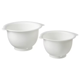 IKEA VISPAD - Mixing bowl, set of 2, white