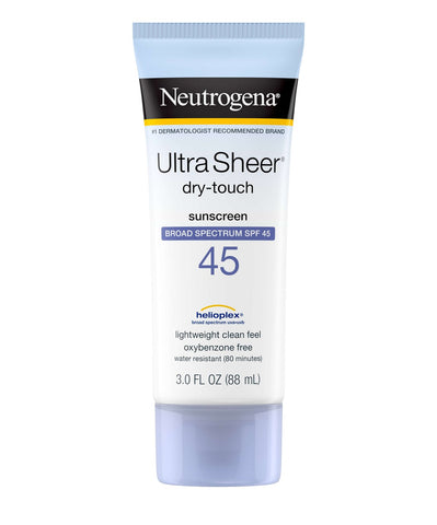 Neutrogena - Ultra sheer dry touch sunscreen  SPF 45 - 88ml - Expiry 06.2024