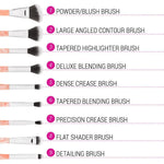 BH Cosmetics - Rose Quartz - 9 Piece Brush Set