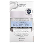 Advanced Clinicals, 1000X Boost Hyaluronic, Extra Dry Skin Gel Cream, 59 ml