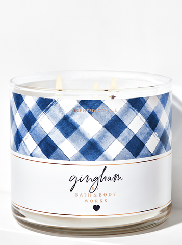 Bath & Body works Gingham 3 wicked Candle