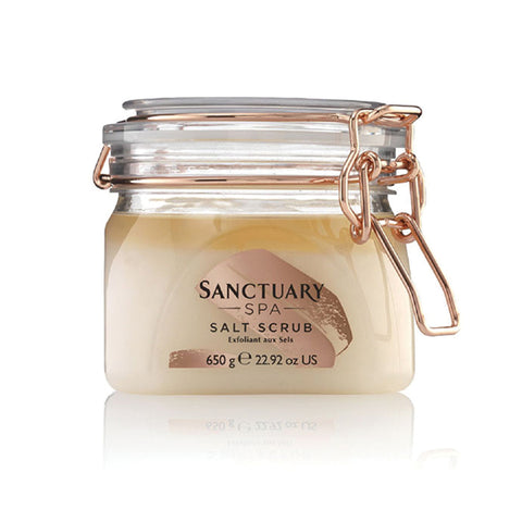 Sanctuary Spa ultimate salt scrub 650g - Glass Jar