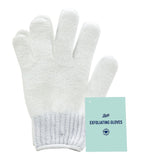 Boots Exfoliating Gloves Pair-White, Pink, Purple, Green