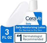 CeraVe Moisturizers, Moisturizing Lotion, 3 Ounce , 87 ml