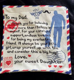 SHEIN Father's Day Figure & Slogan Graphic Cushion Cover Without Filler to my dad