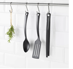 Ikea 3-piece kitchen utensil set, black GNARP