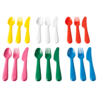 IKEA 18-piece cutlery set, multicolour KALAS