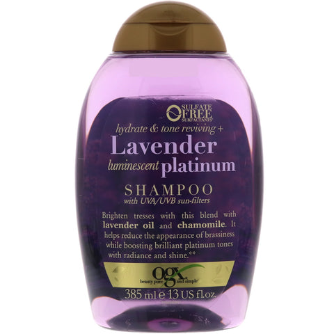 OGX LAVENDER Hydrate & tone  Shampoo 385 ML
