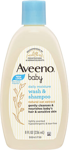 AVEENO Baby Daily Moisture Wash & Shampoo 236 ML