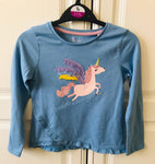 From UK  - "Girl’s cotton t-shirt Size: 4-5 years
