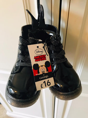 From UK  - Disney, Michey Mouse boots by George - for 1 year Baby