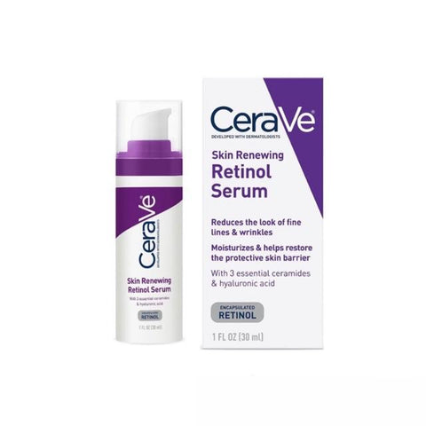 CeraVe -  Skin Renewing Retinol Serum, for fine lines 1 fl oz (30 ml)