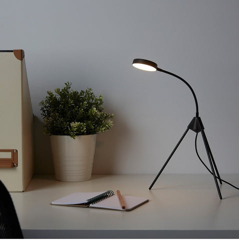 Ikea LED table lamp, black TRETTIOTRE