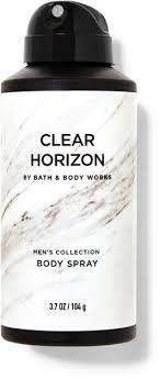 Bath and Body Works Body spray for men CLEAR HORIZON  Full size 104g FULL SIZE