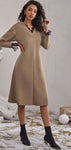 SHEIN Lace Trim Drop Shoulder Dress