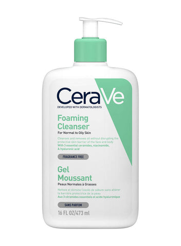 CeraVe, Foaming Facial Cleanser 16 oz - 473 ml