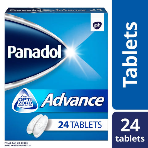 Panadol Advance 24 Tablets IMPORTED FROM DUBAI UAE