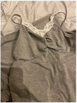 SHEIN Lace Trim Cami Top & Pants PJ Set
