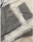 SHEIN Lace Trim Cami Top & Pants PJ Set