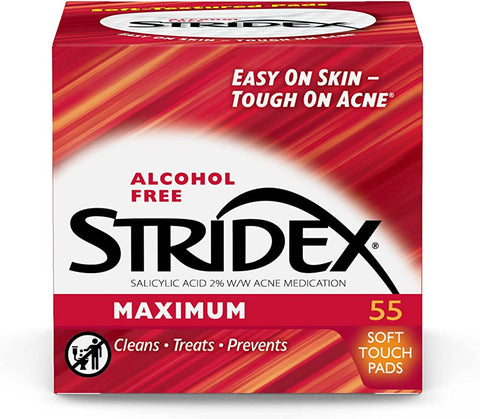 STRIDEX SALICYLIC ACID PADS 55 PADS